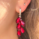 Pomegranate Seed Earrings