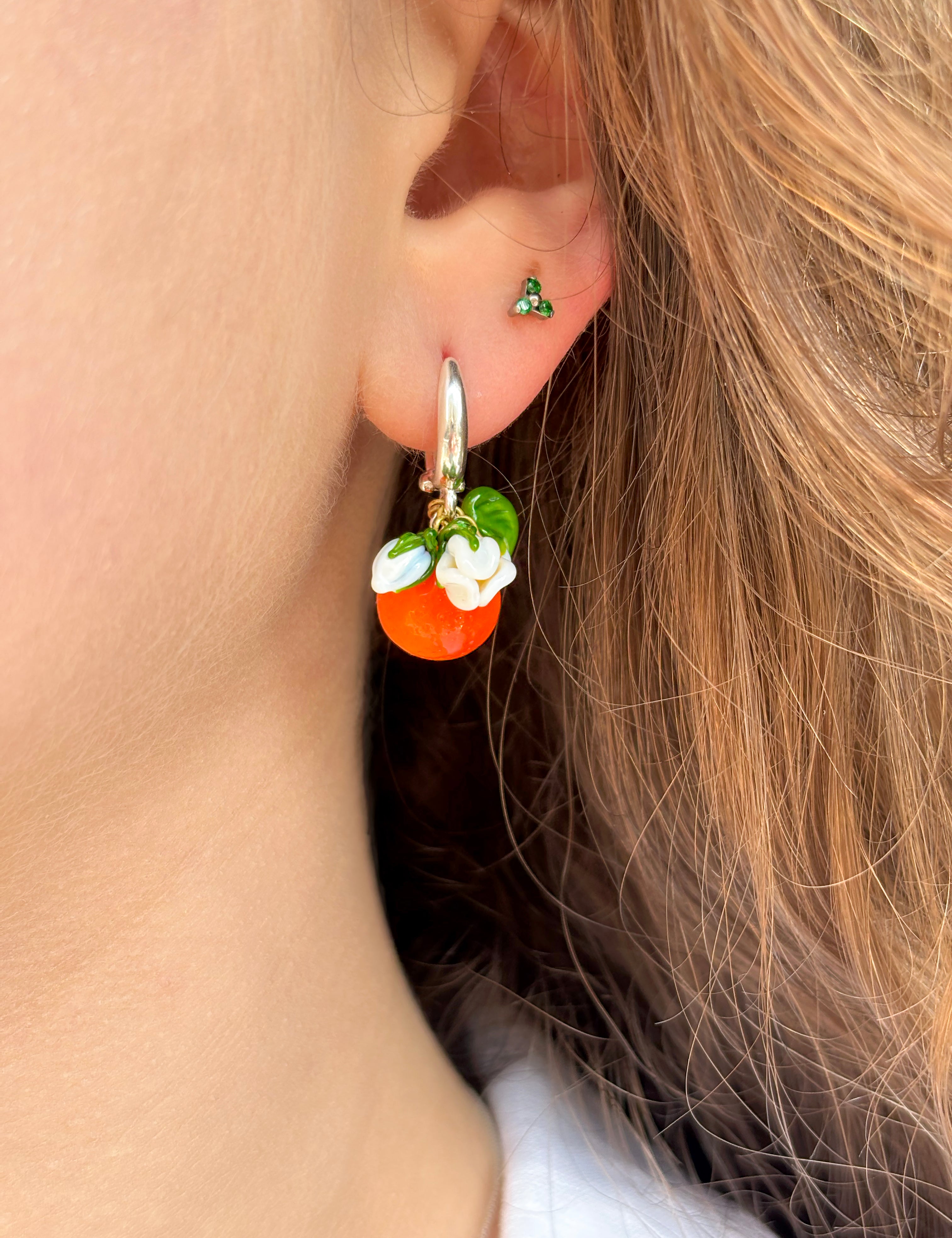 Lucky Orange Earrings