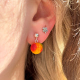 Lucky Peach Earrings