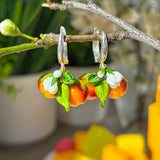 Lucky Peach Blossom Earrings