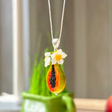 Lucky Papaya Necklace