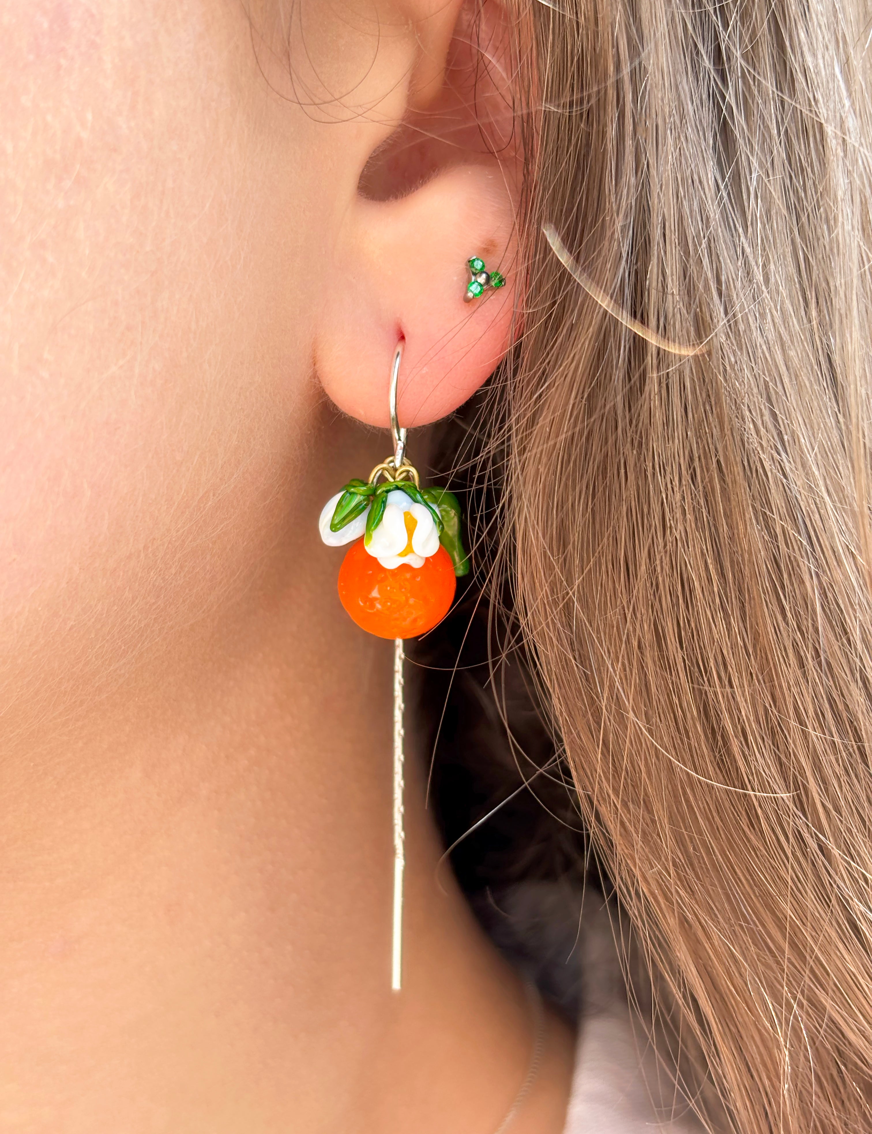 Lucky Orange Earrings