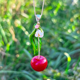 Lucky Cherry Branch Necklace