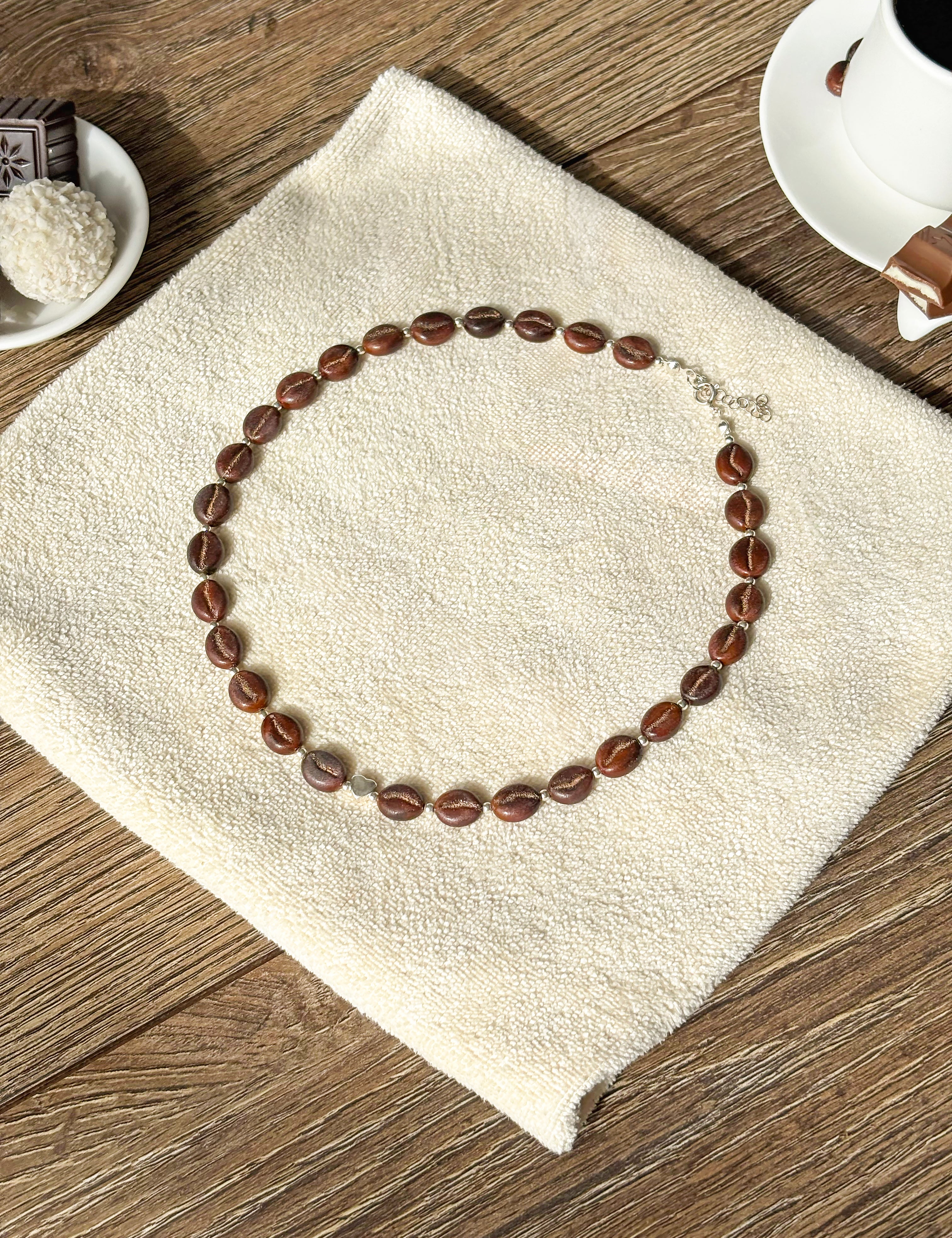 Lucky Coffee Bean Necklace