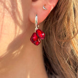 Pomegranate Seed Earrings