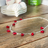 Pomegranate Seed Necklace