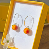 Lucky Peach Earrings
