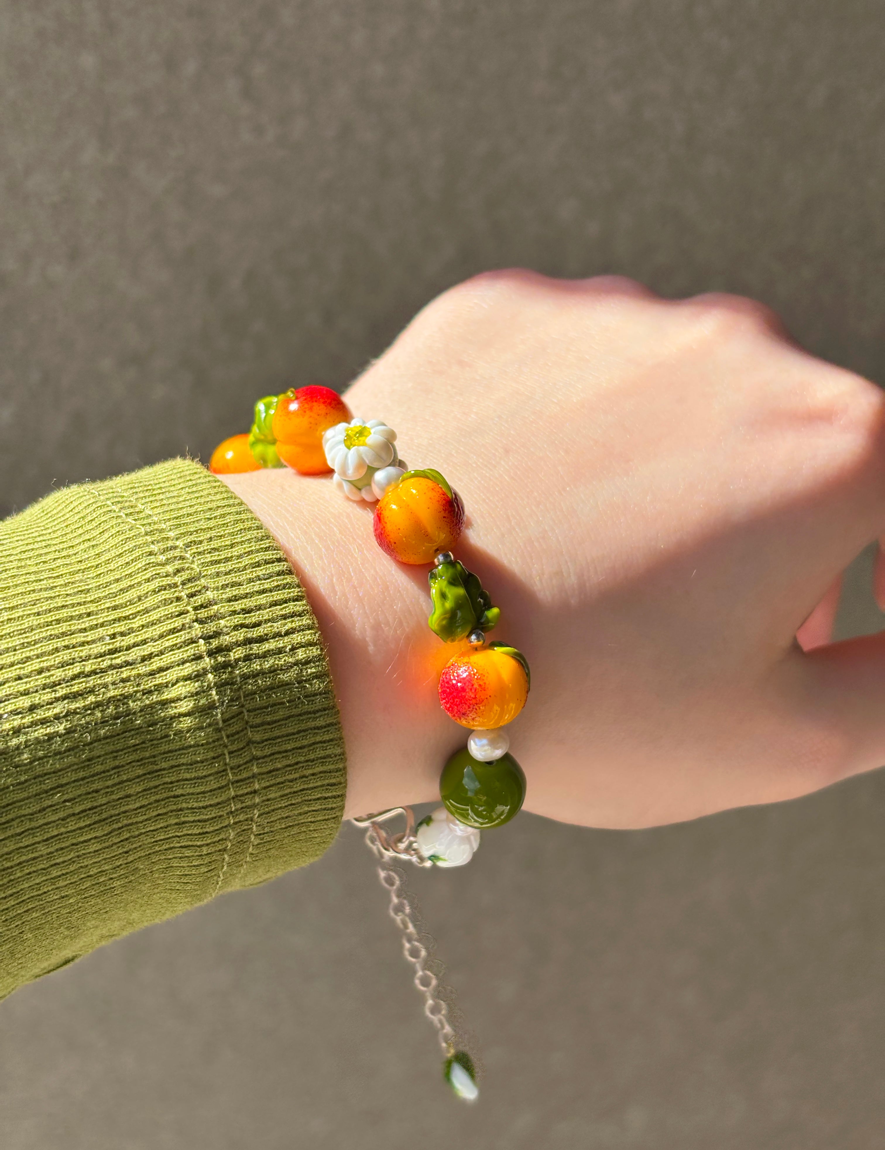 Lucky Peach Bracelet