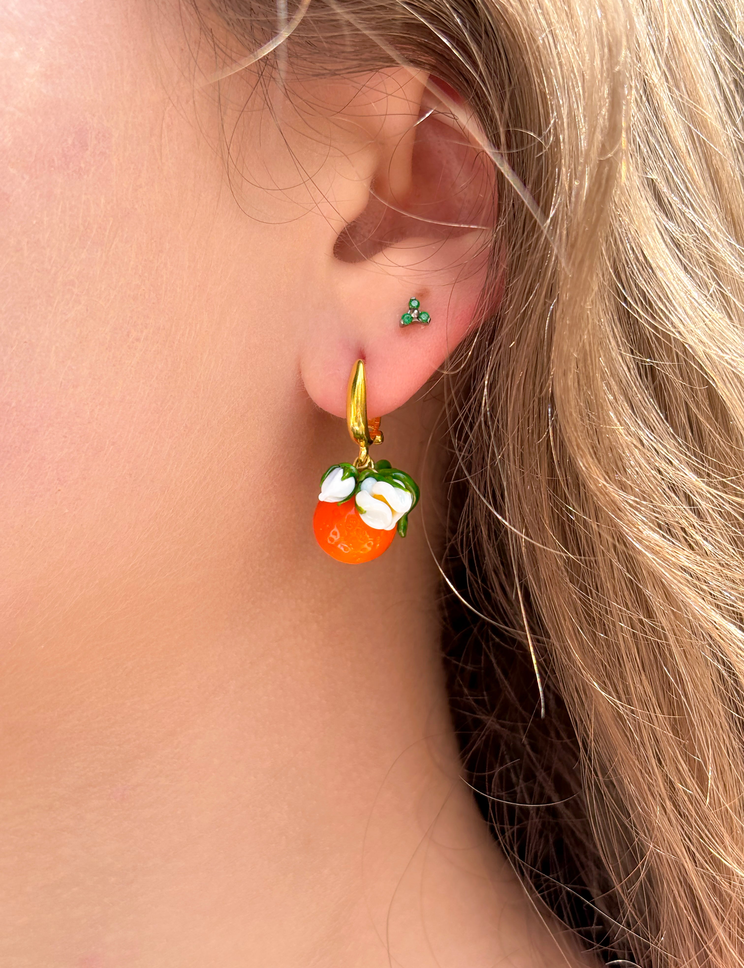 Lucky Orange Earrings