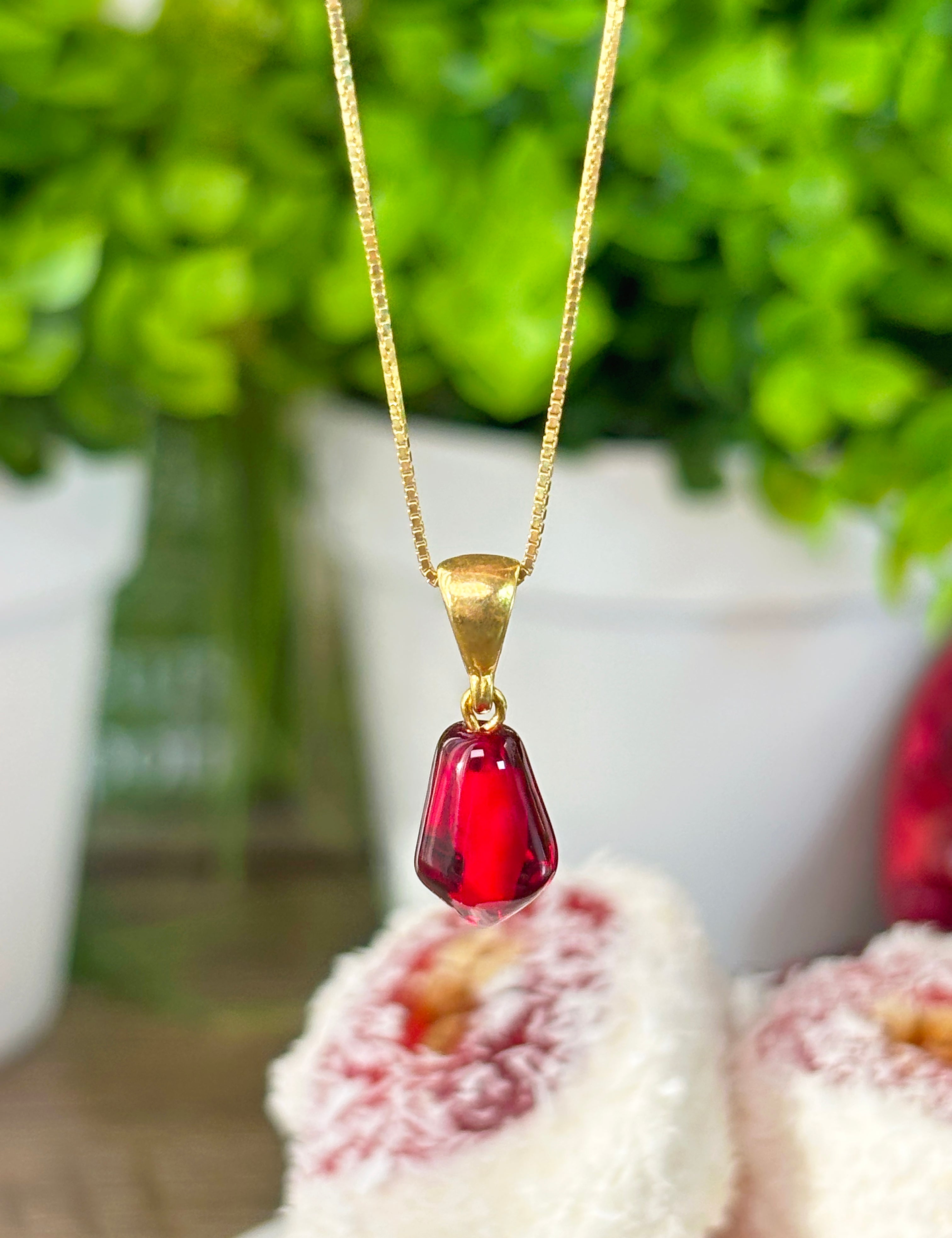 Pomegranate Seed Charm