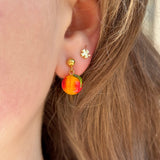 Lucky Peach Earrings