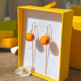 Lucky Peach Earrings