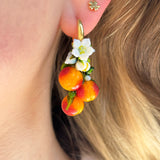 Lucky Peach Blossom Earrings