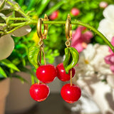 Lucky Cherry Pair Earrings