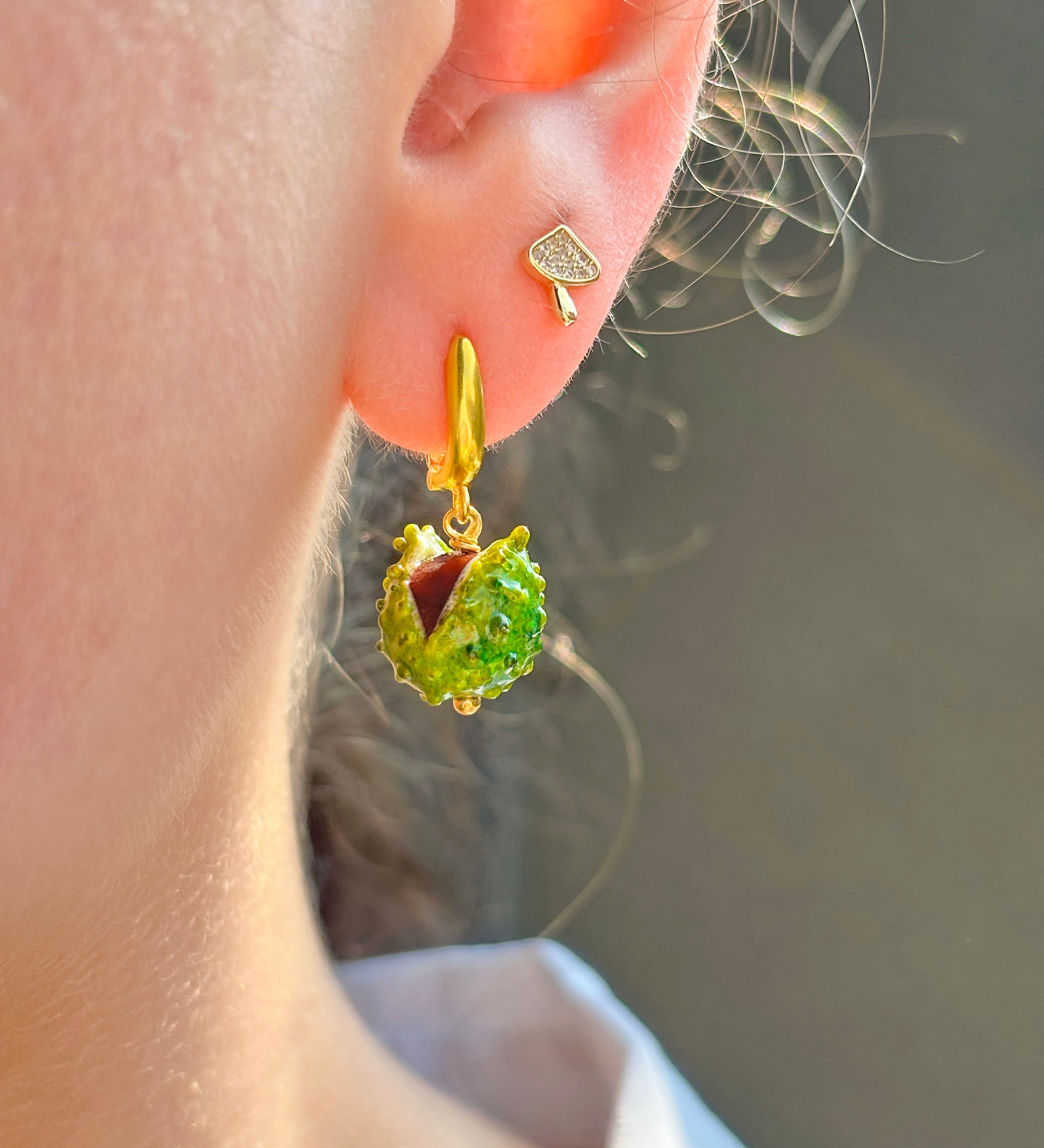 Lucky Chestnut Earrings
