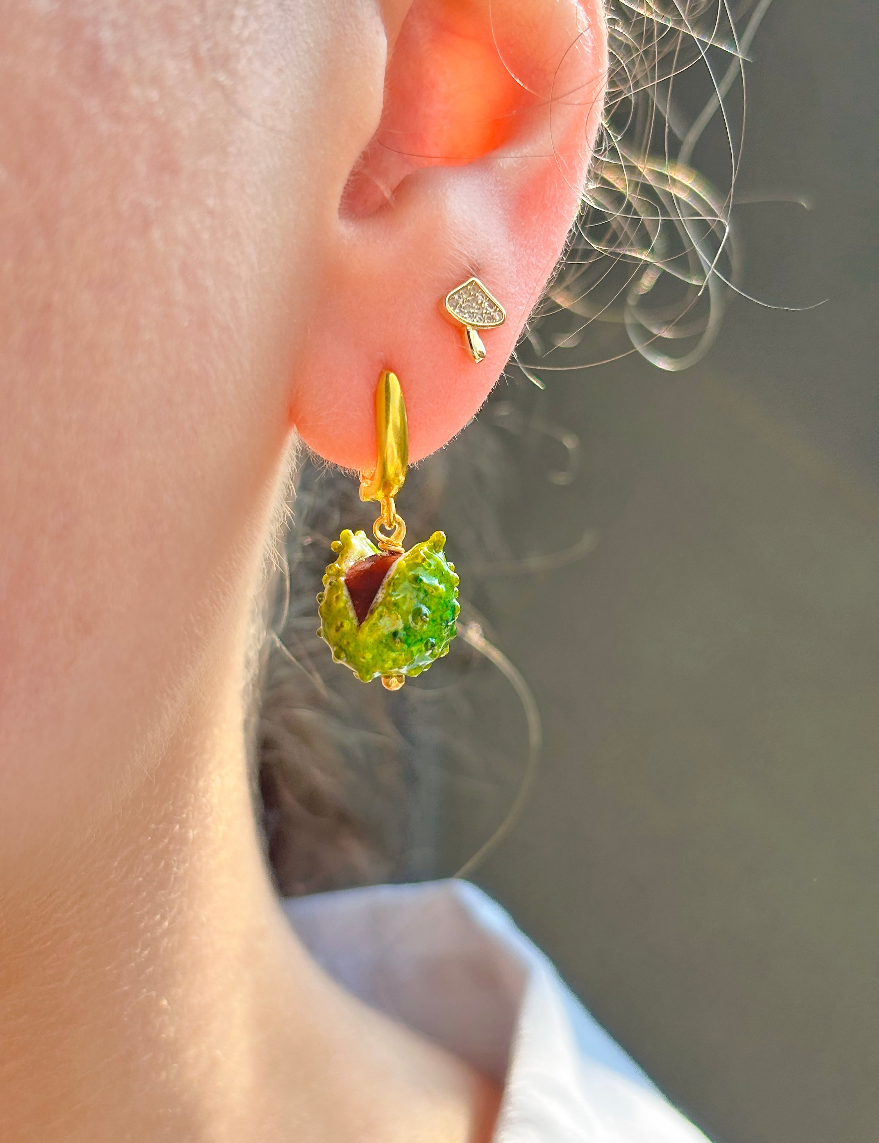 Lucky Chestnut Earrings