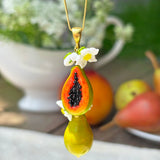 Lucky Papaya Necklace