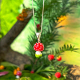 Lucky Fly Agaric Necklace