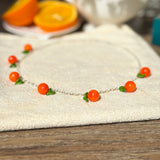 Lucky Orange Blossom Necklace