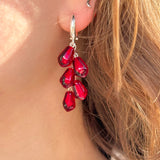 Pomegranate Seed Earrings