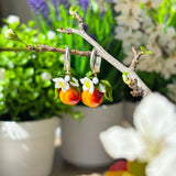 Lucky Peach Blossom Earrings