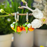 Lucky Peach Blossom Earrings