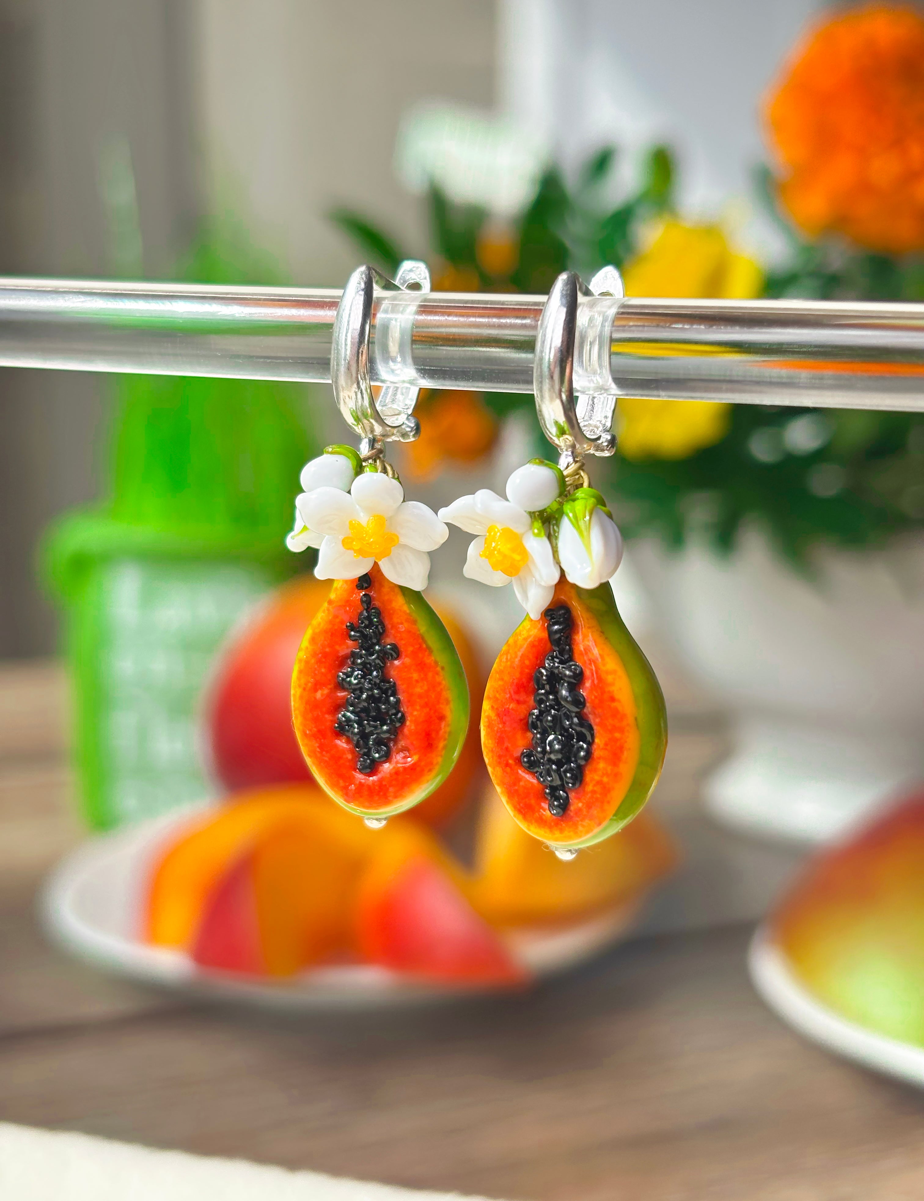 Lucky Papaya Earrings