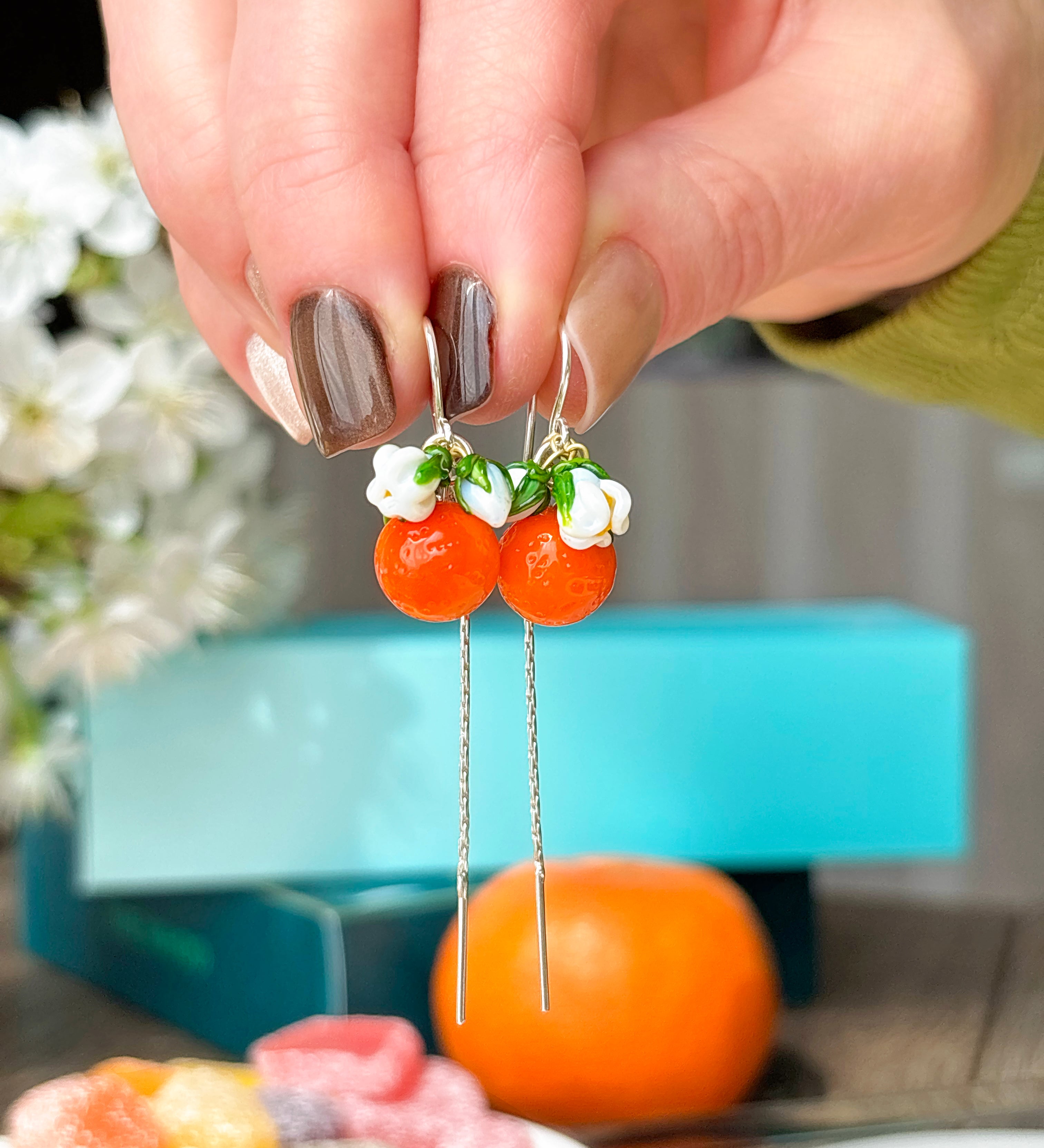 Lucky Orange Earrings