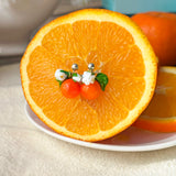 Lucky Orange Stud Earrings