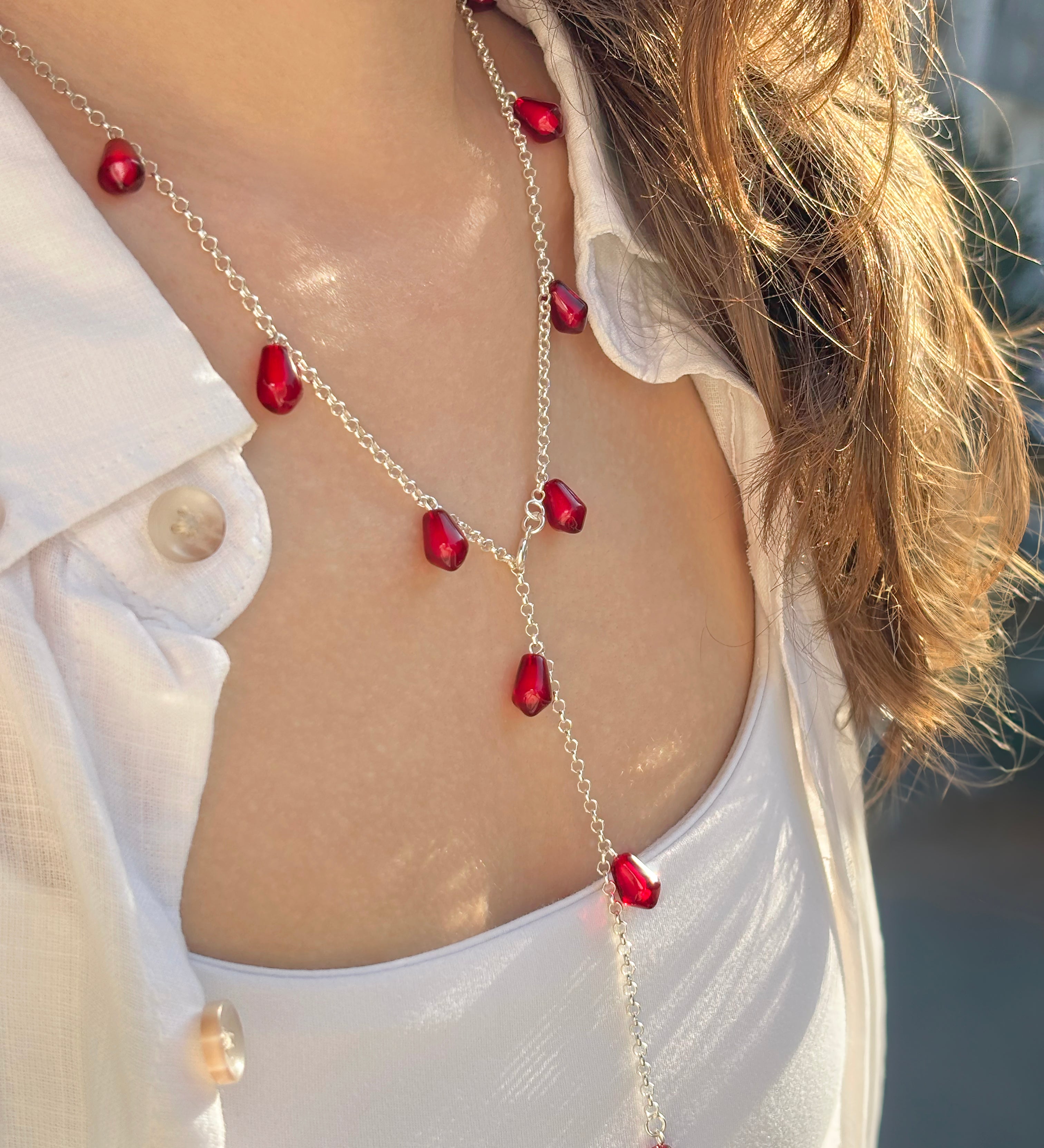 Pomegranate Seed Necklace – Bracelet Transformer