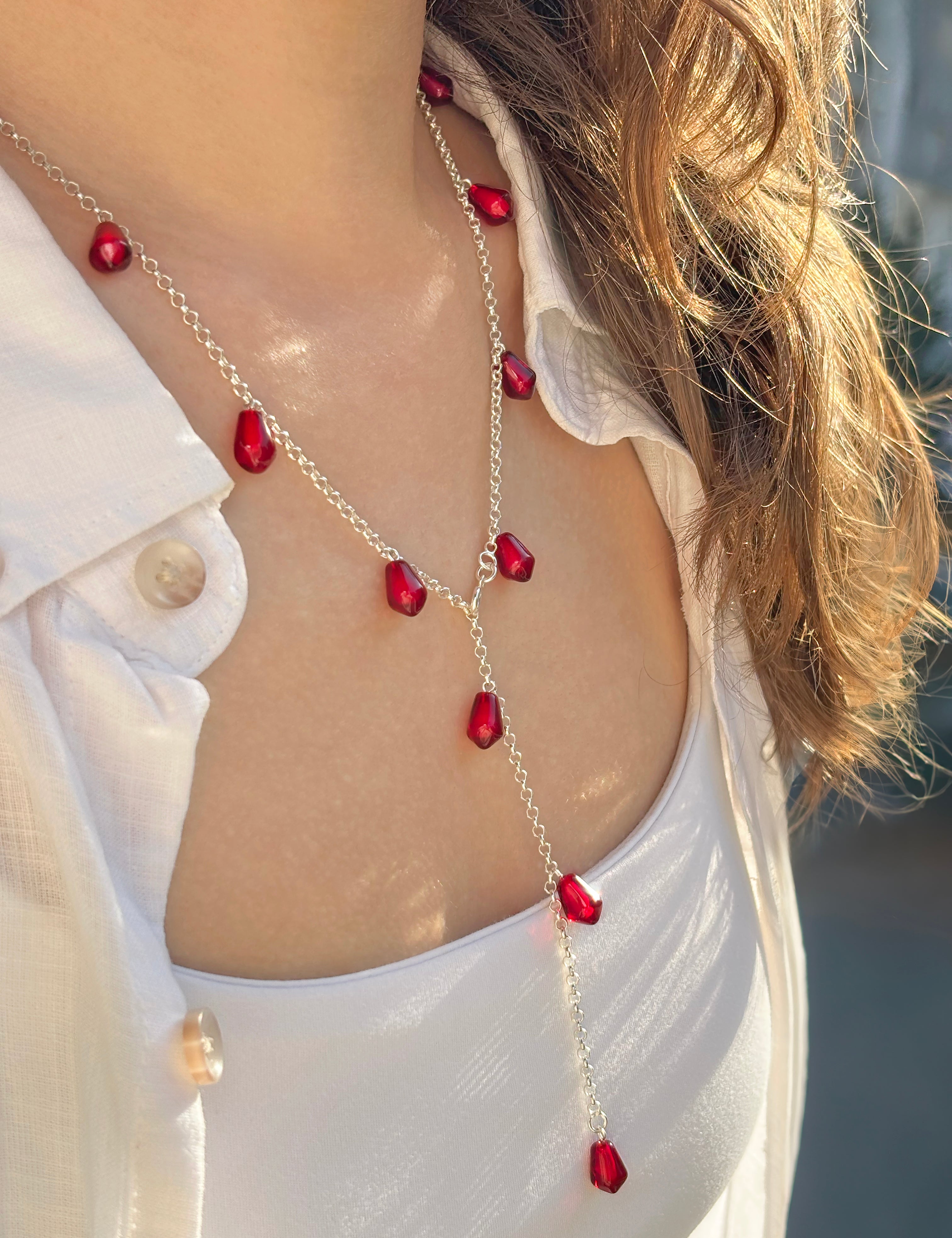 Pomegranate Seed Necklace – Bracelet Transformer
