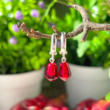 Pomegranate Seed Earrings