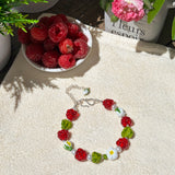 Lucky Raspberry Bracelet