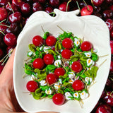 Lucky Cherry Leaf Earrings
