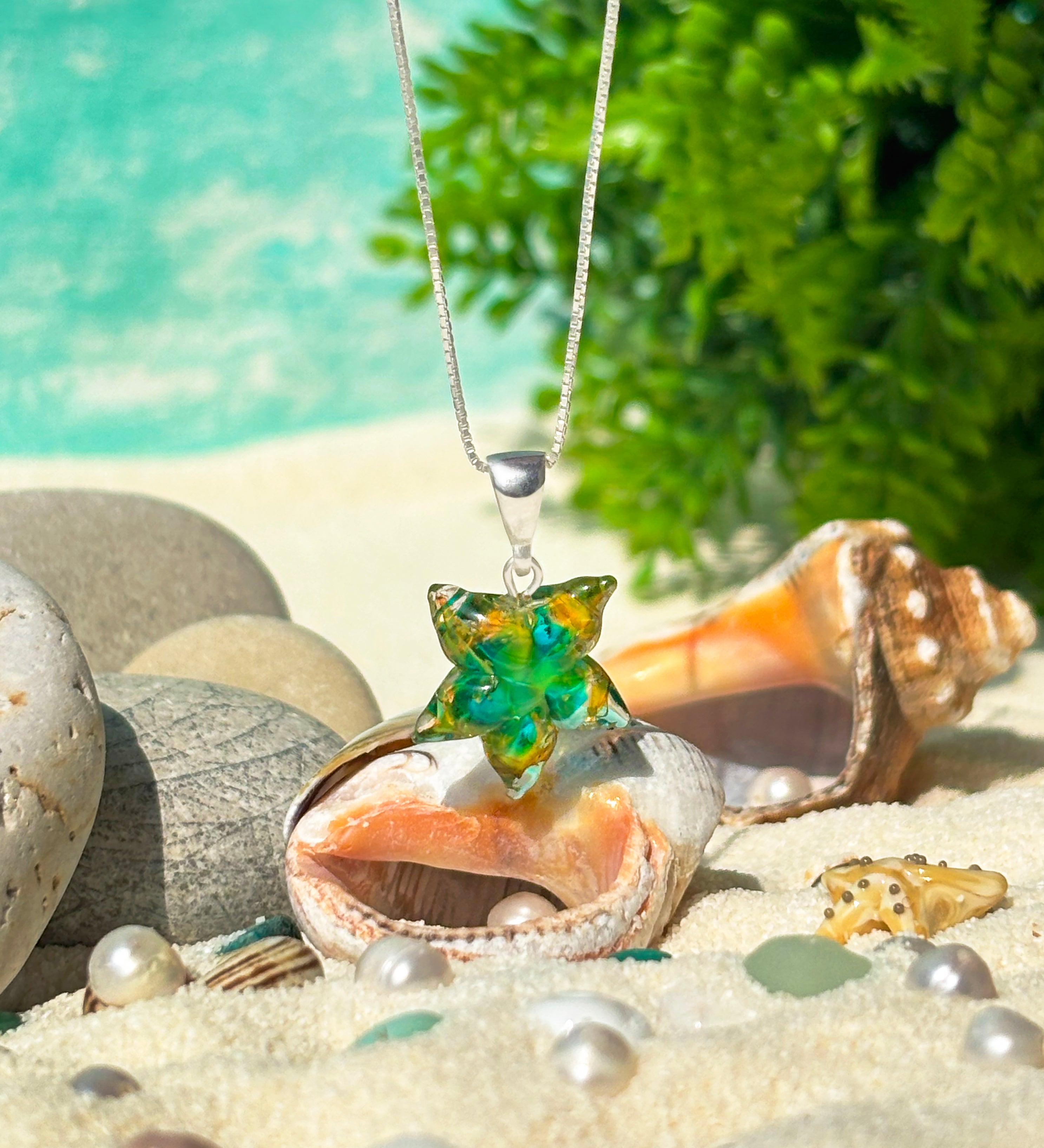Lucky Starfish Charm Necklace