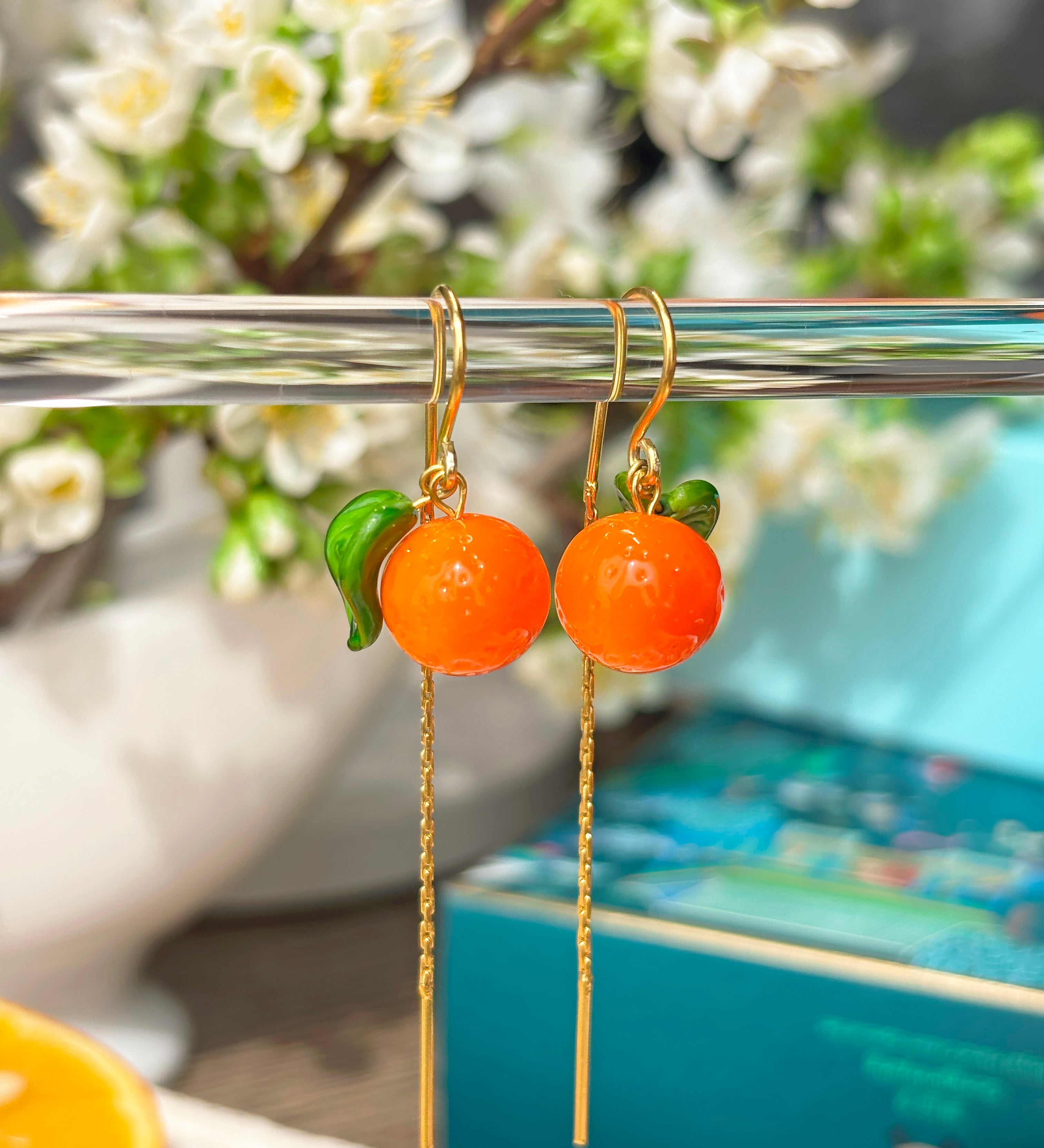 Lucky Orange Earrings