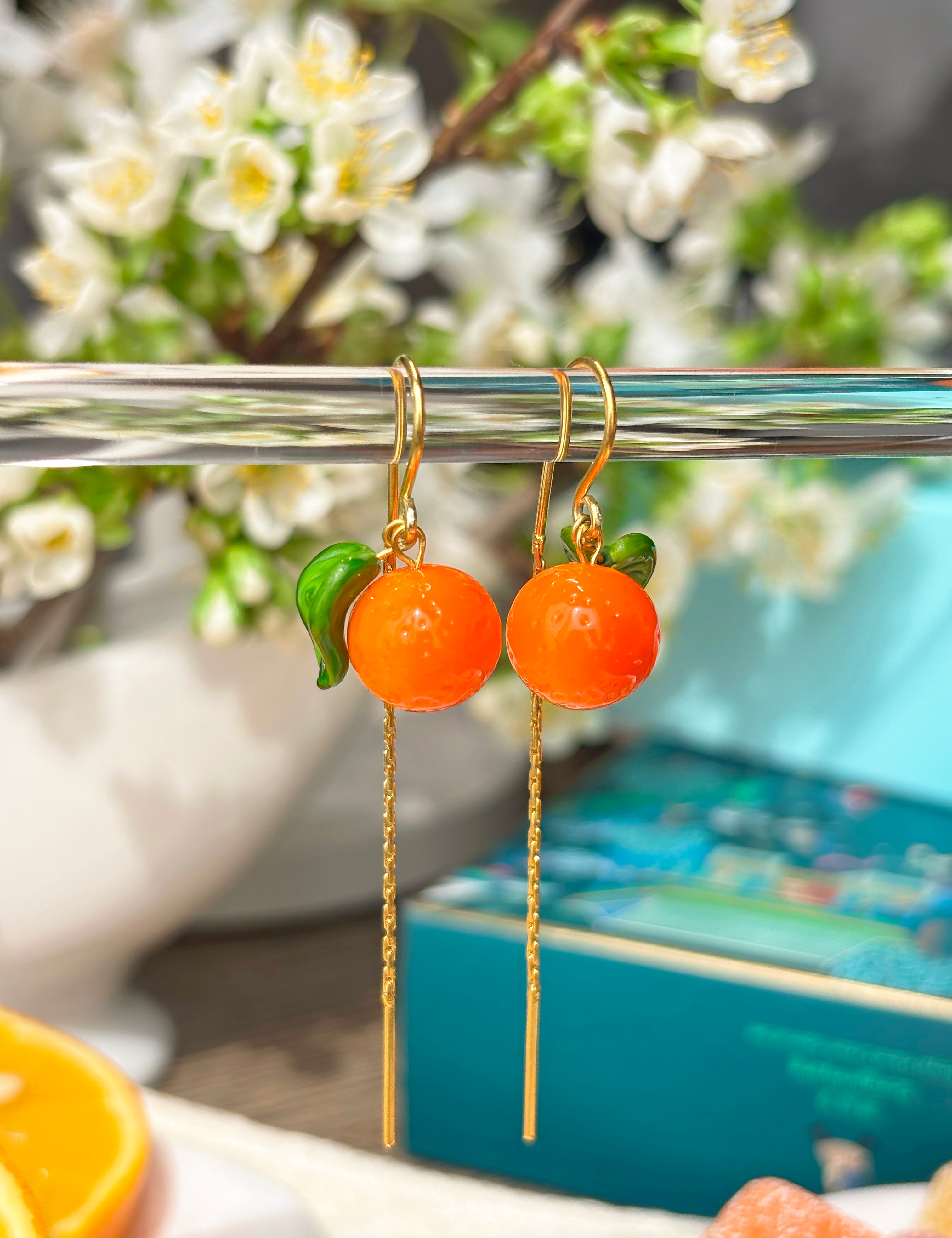 Lucky Orange Earrings