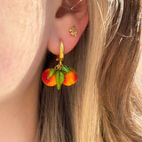 Lucky Peach Earrings
