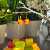 Lucky Peach Earrings