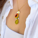 Lucky Papaya Necklace
