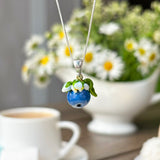 Blueberry Blossom Necklace