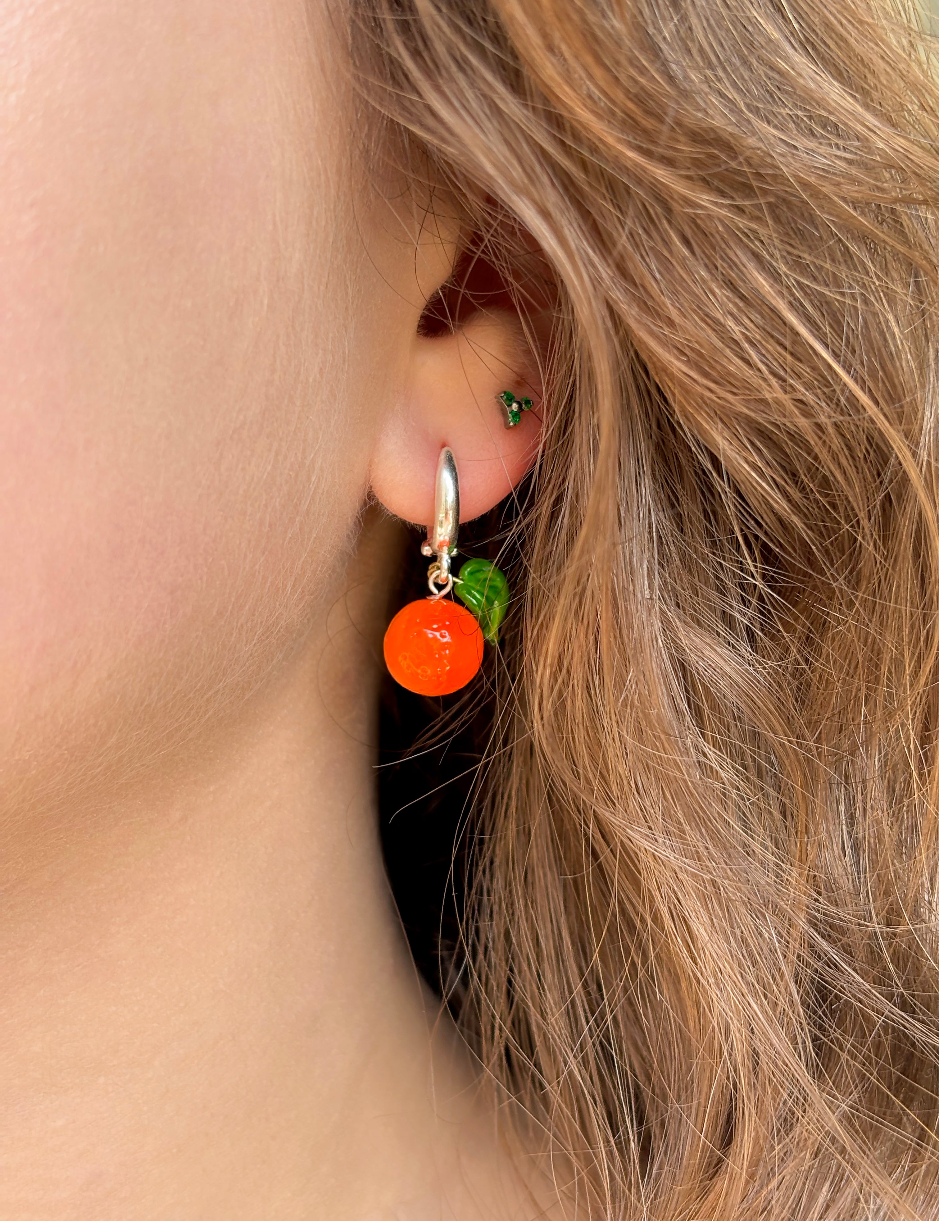 Lucky Orange Earrings