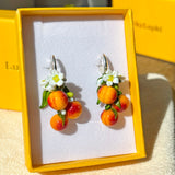 Lucky Peach Blossom Earrings