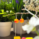 Lucky Peach Earrings