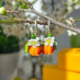 Lucky Peach Blossom Earrings