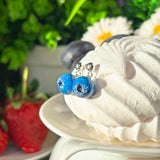 Lucky Blueberry Stud Earrings
