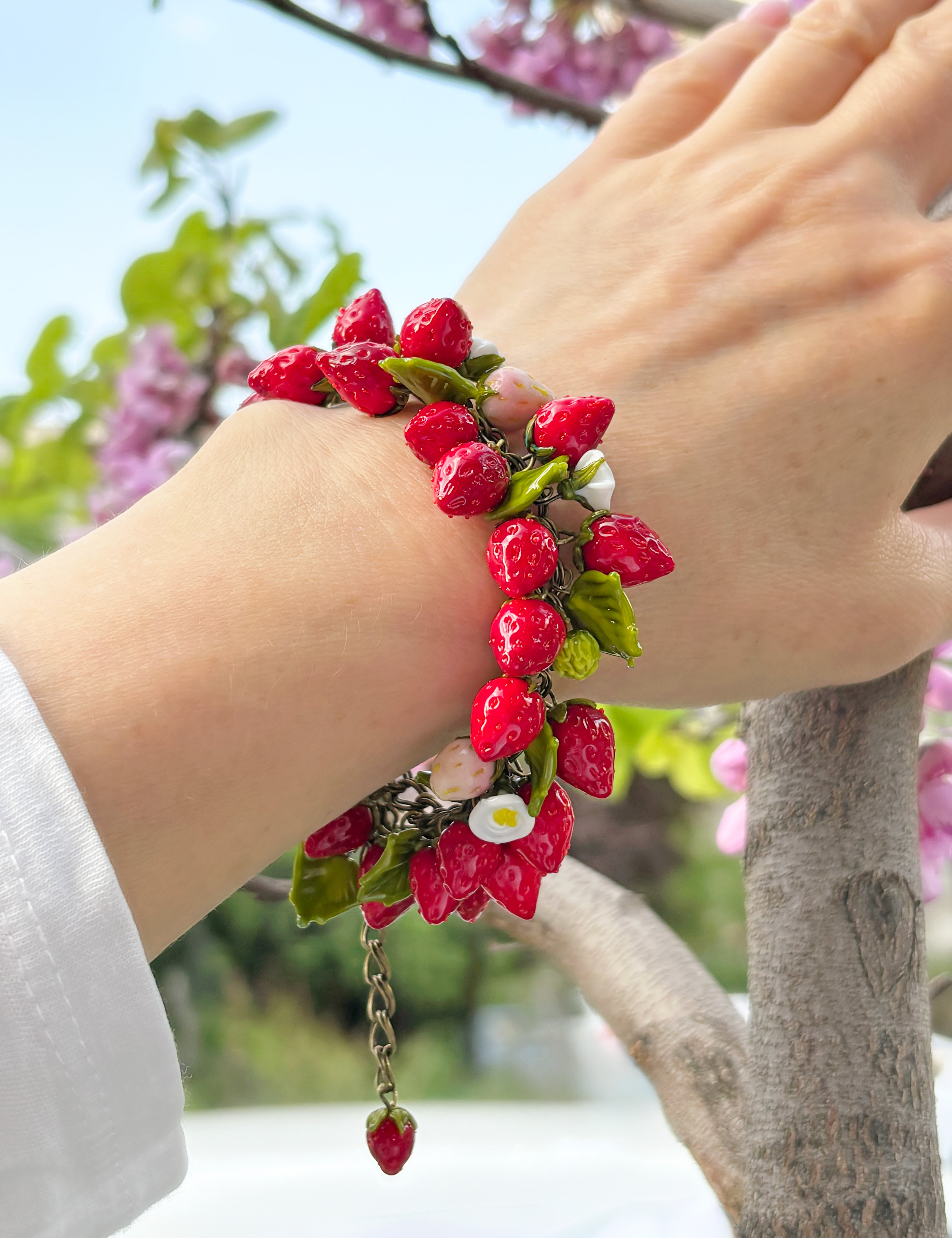 Wild Strawberry Bracelet