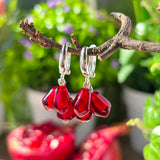 Pomegranate Seed Earrings