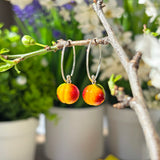 Lucky Peach Earrings