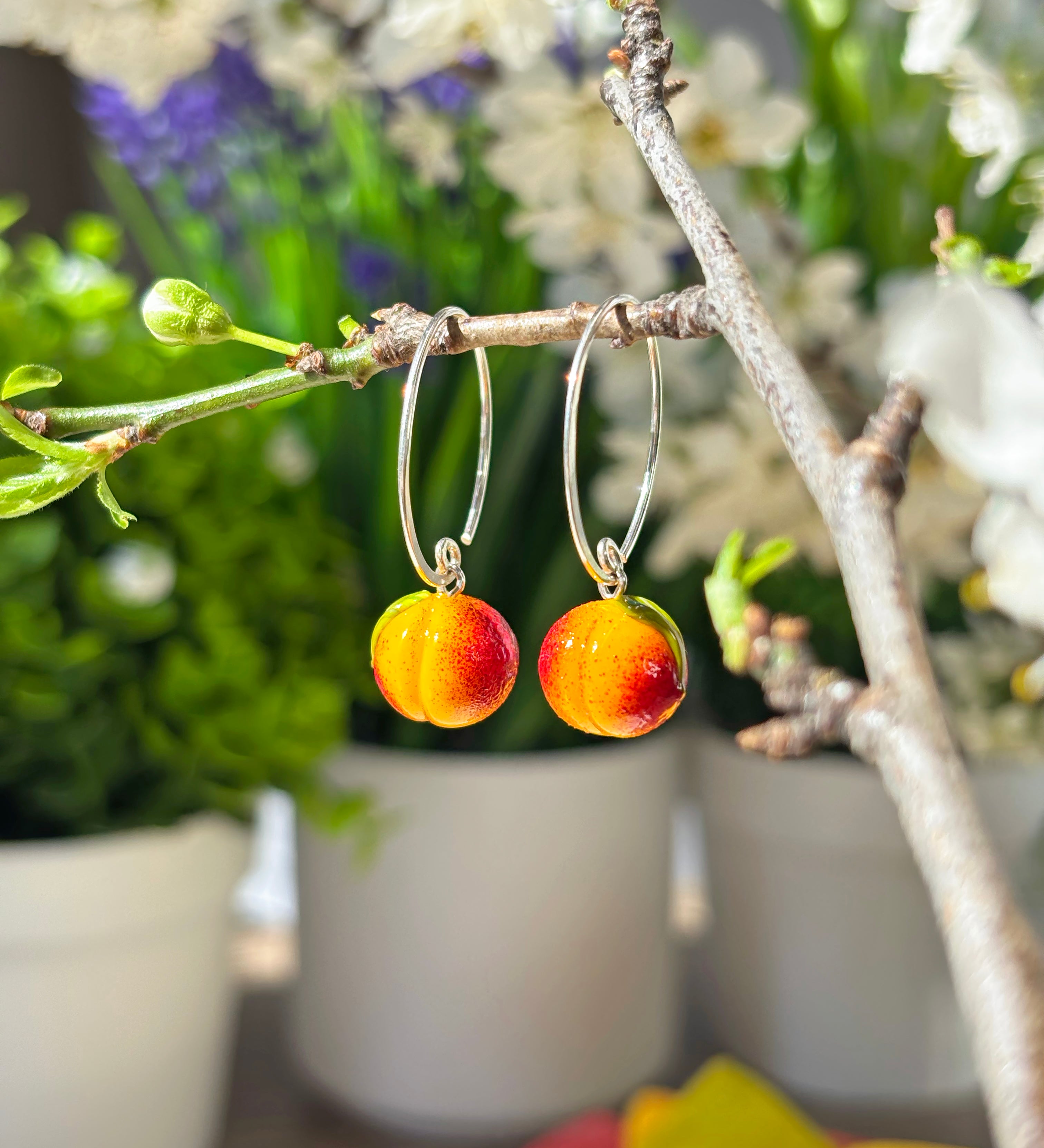 Lucky Peach Earrings